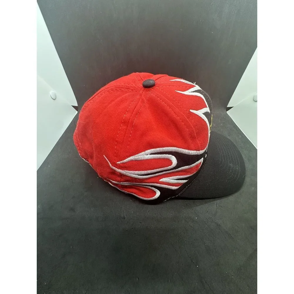 Vintage California Cruisers Spellout Red And Black Cap, Snapback Hat, - Sportcap
